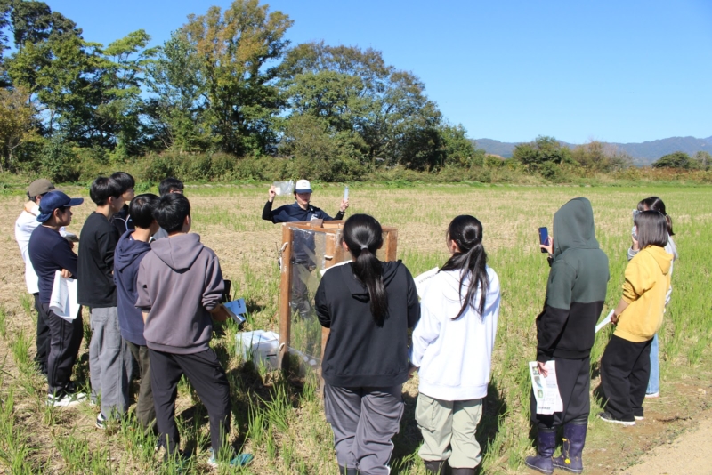 未来の科学者を育てる。滝川高校SSH×宮島沼「環境調査実習」