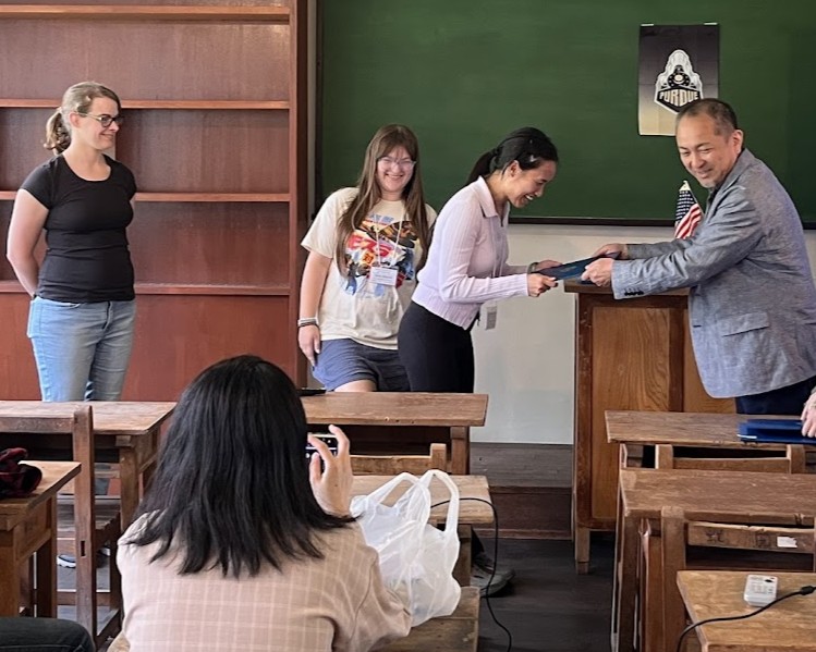 パデュー大学(アメリカ)から研修生を受け入れました