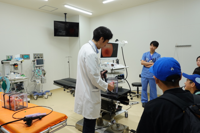 小・中・高校生向け体験講座「動物のお医者さん体験！～内視鏡・手術・救命に挑戦しよう～」を開催しました