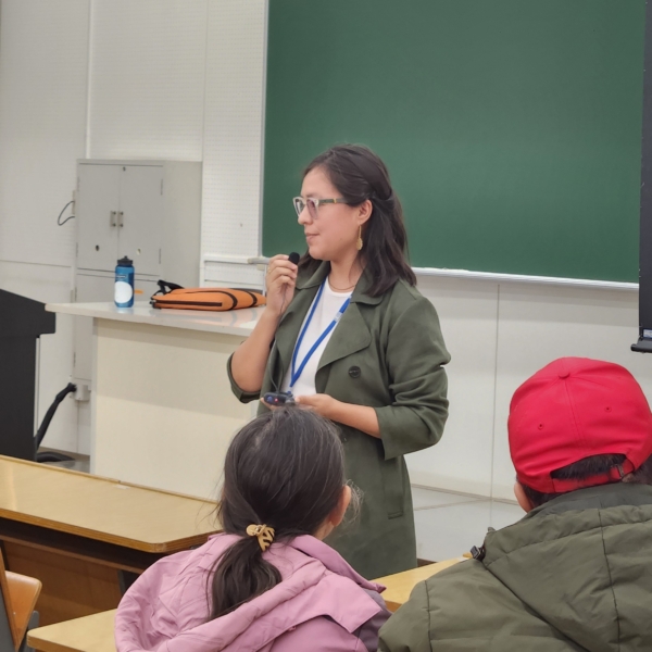 JICA研修員が学内で研修中です