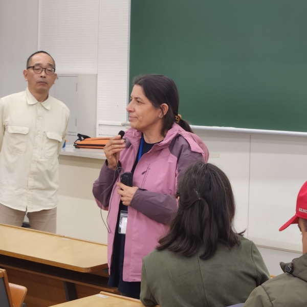 JICA研修員が学内で研修中です